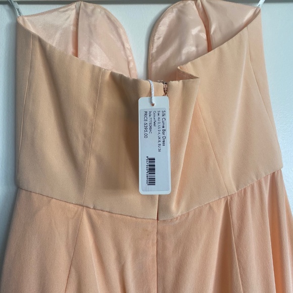 NWT Zimmermann Silk Curved Bar Dress in Petal XS - Picture 5 of 5